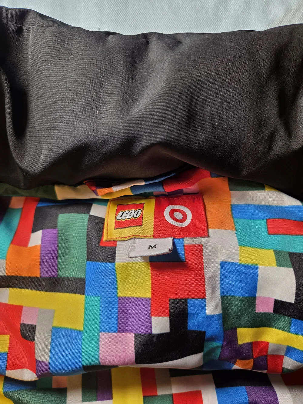 Lego Multicolor Geometric Print Puffer Jacket